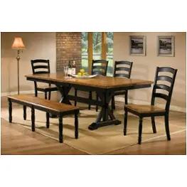 Dq1456ae Winners Only Furniture Quails Run - Almond/ebony Dining Room Furniture Benche