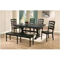 Dq1456e Winners Only Furniture Quails Run - Ebony Dining Room Furniture Benche