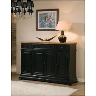 Dq1470bae Winners Only Furniture Quails Run - Almond/ebony Dining Room Furniture Sideboard