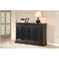 Dq1470be Winners Only Furniture Quails Run - Ebony Dining Room Furniture Sideboard