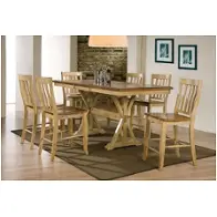 Dqt13678wt Winners Only Furniture Quails Run - Wheat/almond Dining Room Furniture Counter Height Table