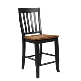 Dqt145224ae Winners Only Furniture Quails Run - Almond/ebony Accent Furniture Stool