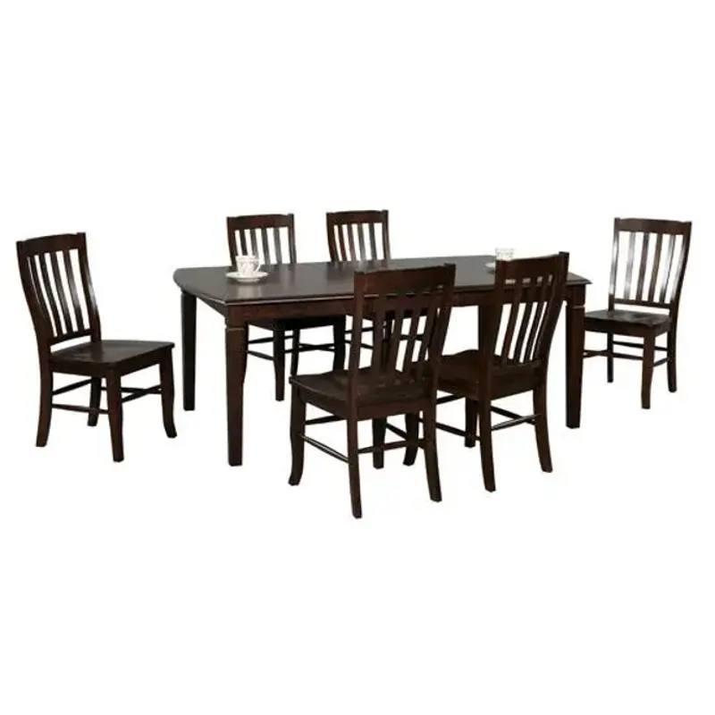 Ds452sch Winners Only Furniture Santa Fe - Chocolate Dining Room Furniture Dinette Chair