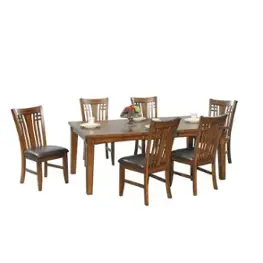Dzh450s Winners Only Furniture Zahara - Medium Oak Dining Room Furniture Dinette Chair