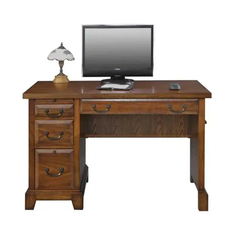 Gz247-t Winners Only Furniture Zahara - Medium Oak Home Office Furniture Desk