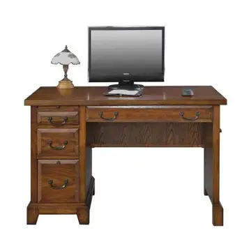 Gz247-t Winners Only Furniture Zahara - Medium Oak Home Office Furniture Desk