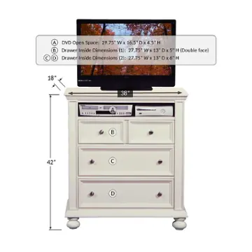 Bp1007tvn Winners Only Furniture Cape Cod - White Bedroom Furniture Chest