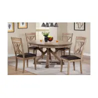 Dfg14866tn Winners Only Furniture Grandview 66in Round Table With 18in  Butterfly Leaf