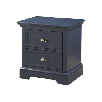 Btb1005y Winners Only Furniture Tamarack - Blue Bedroom Furniture Nightstand