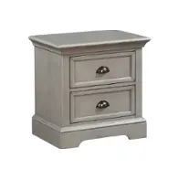 Btg1005y Winners Only Furniture Tamarack - Grey Bedroom Furniture Nightstand