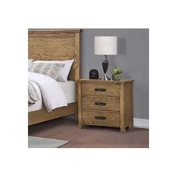 Bca1005 Winners Only Furniture Cumberland - Medium Brown Bedroom Furniture Nightstand