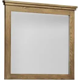 Bca1009 Winners Only Furniture Cumberland - Medium Brown Bedroom Furniture Mirror