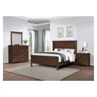 Bcu1001qh Winners Only Furniture Cumberland - Dark Brown Bedroom Furniture Bed