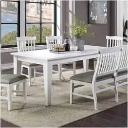 1060-01-lt E. C. I. Furniture Bianca Dining Room Furniture Dining Table