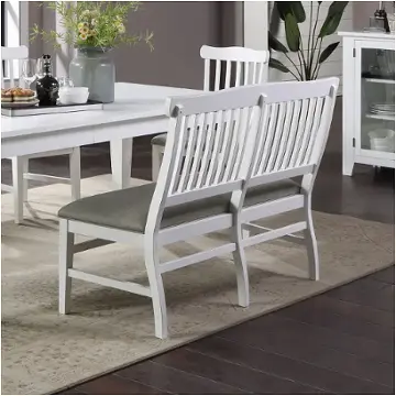1060-01-bn1 E. C. I. Furniture Bianca Dining Room Furniture Benche