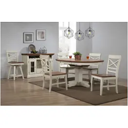 0733-20-rt E. C. I. Furniture Choices - Antique White Dining Room Furniture Dining Table