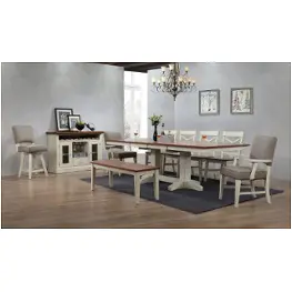0733-20-tt E. C. I. Furniture Choices - Antique White Dining Room Furniture Dining Table