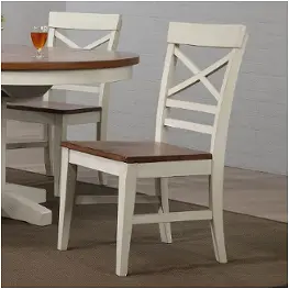 0737-20-s1 E. C. I. Furniture Choices - Antique White Dining Room Furniture Dining Chair