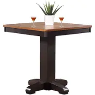 0736-50-t E. C. I. Furniture Choices - Black Oak Dining Room Furniture Dining Table