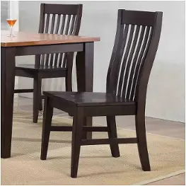 0738-50-s1 E. C. I. Furniture Choices - Black Oak Dining Room Furniture Dining Chair