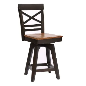 S0737-50-cs1 E. C. I. Furniture Choices - Black Oak Dining Room Furniture Stool