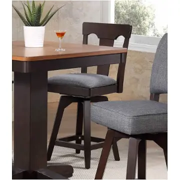 S0739-50-cs1 E. C. I. Furniture Choices - Black Oak Dining Room Furniture Stool