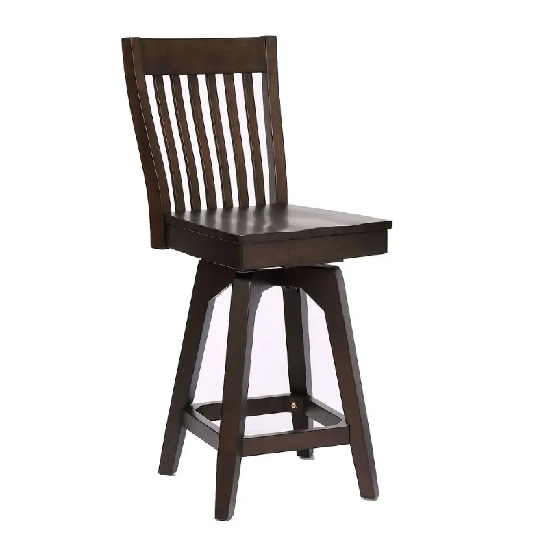 S0738-50-bs1 E. C. I. Furniture Choices - Black Oak Dining Room Furniture Stool