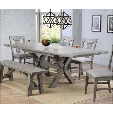 0590-70-trt E. C. I. Furniture Graystone Dining Room Furniture Dining Table