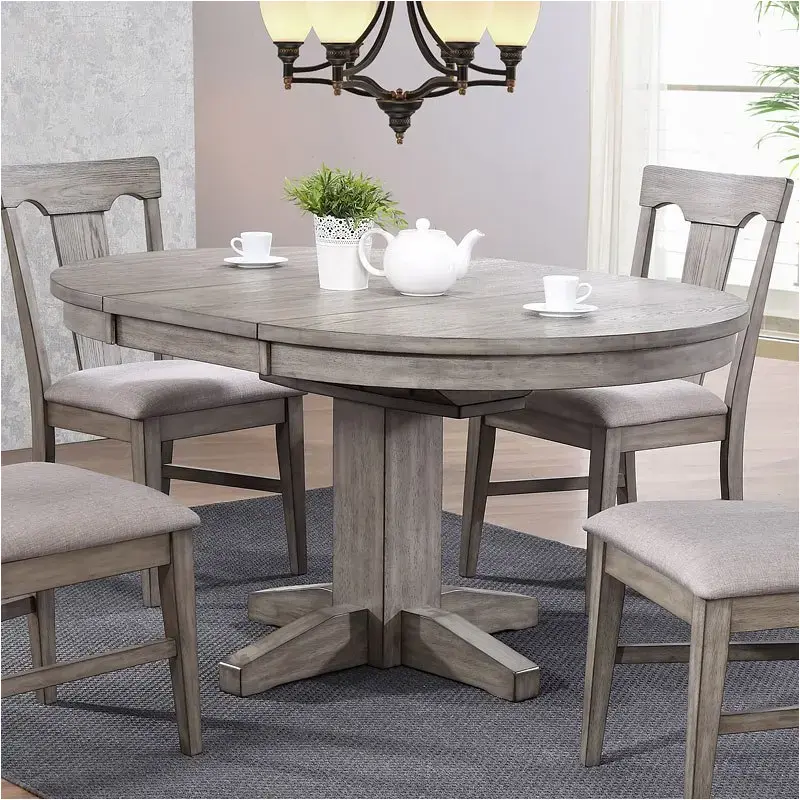 0590-70-rt E. C. I. Furniture Graystone Dining Room Furniture Dining Table