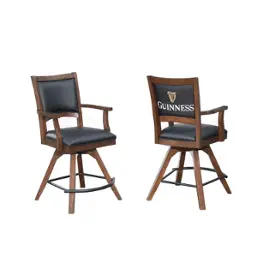 0807-35-scs E. C. I. Furniture Licensed - Guinness Dining Room Furniture Stool