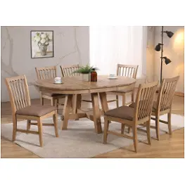 0600-77-rt48 E. C. I. Furniture Brownstone Dining Room Furniture Dining Table
