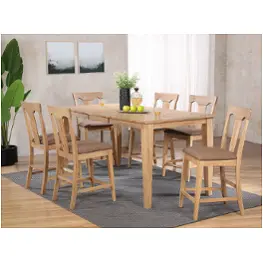 0600-77-clt E. C. I. Furniture Brownstone Dining Room Furniture Counter Height Table