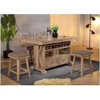 0600-77-it E. C. I. Furniture Brownstone Dining Room Furniture Island