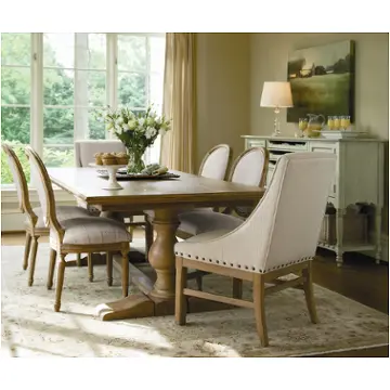 023756-tab Universal Furniture Great Rooms - Oaken Bucket Finish Dining Room Furniture Dining Table