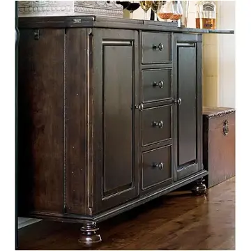 932674 Universal Furniture Paula Deen Home - Tobacco Accent Furniture Bar