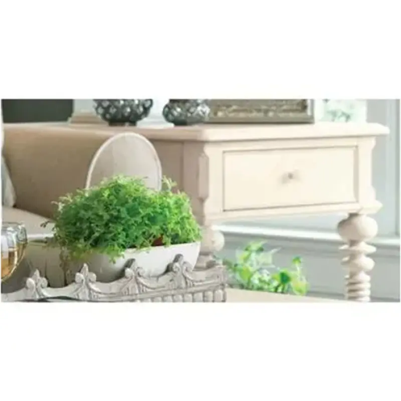 996802 Universal Furniture Paula Deen Home - Linen Living Room Furniture End Table