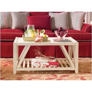 996819 Universal Furniture Paula Deen Home - Linen Living Room Furniture Cocktail Table