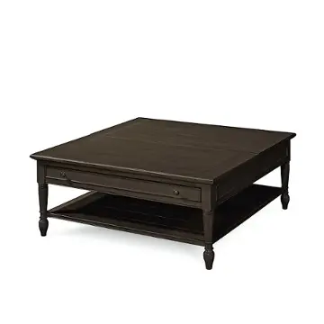 988839 Universal Furniture Summer Hill - Midnight Living Room Furniture Cocktail Table