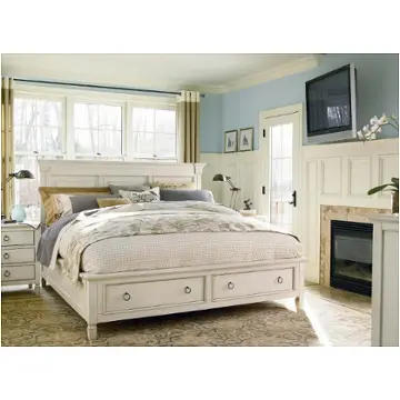 987250-st Universal Furniture Summer Hill - Cotton Bedroom Furniture Bed