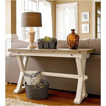 128816 Universal Furniture Great Rooms - Terrace Gray/washed Linen Living Room Furniture Sofa Table