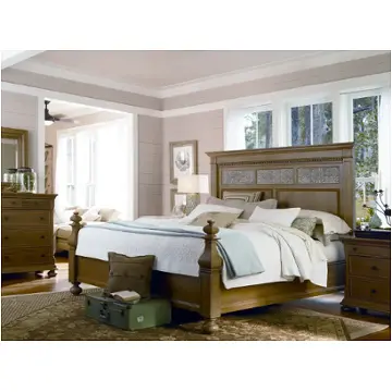 192250 Universal Furniture Paula Deen Down Home - Oatmeal Bedroom Furniture Bed