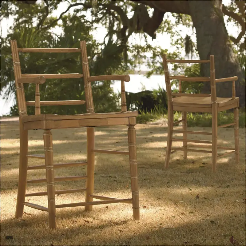 192609 Universal Furniture Paula Deen Down Home - Oatmeal Dining Room Furniture Stool