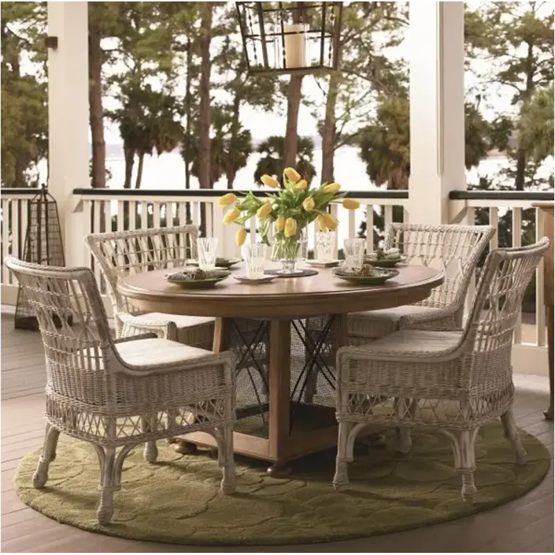 192657-tab Universal Furniture Paula Deen Down Home - Oatmeal Dining Room Furniture Dinette Table