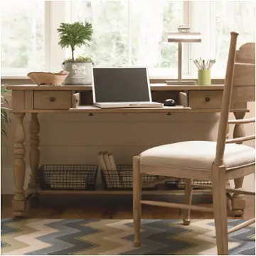 192445 Universal Furniture Paula Deen Down Home - Oatmeal Home Office Furniture Desk