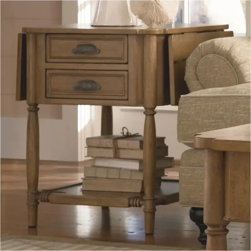 192802 Universal Furniture Paula Deen Down Home - Oatmeal Living Room Furniture End Table