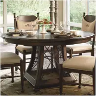 193657-tab Universal Furniture Paula Deen Down Home - Molasses Dining Room Furniture Dinette Table