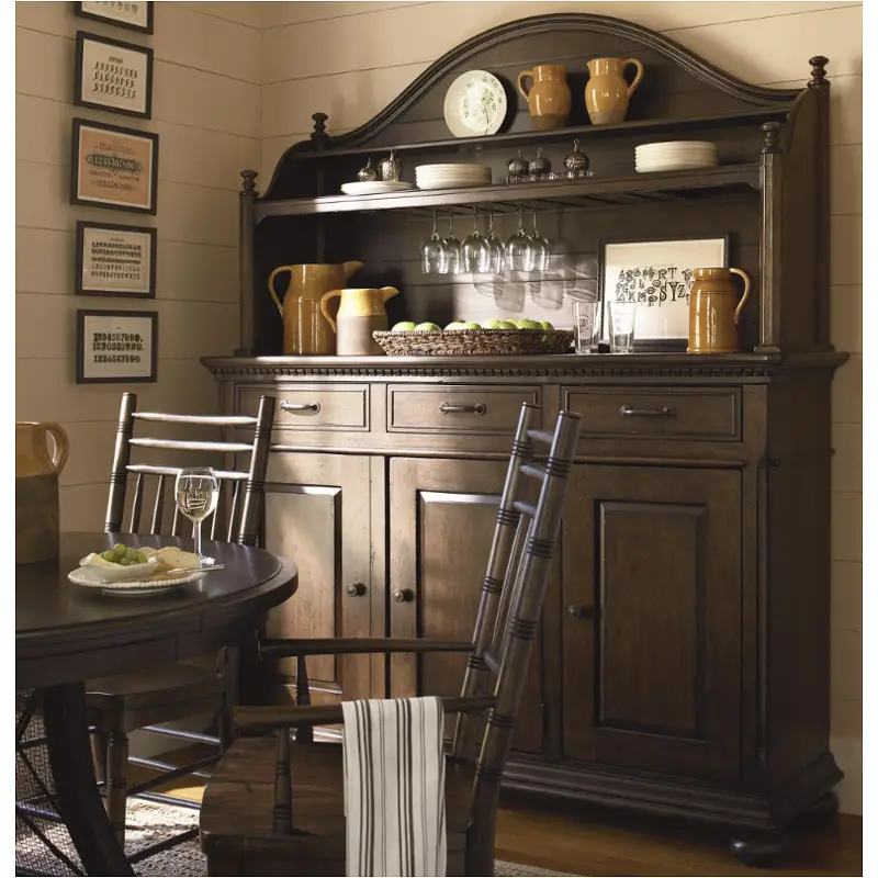 193675h Universal Furniture Credenza Hutch - Molasses