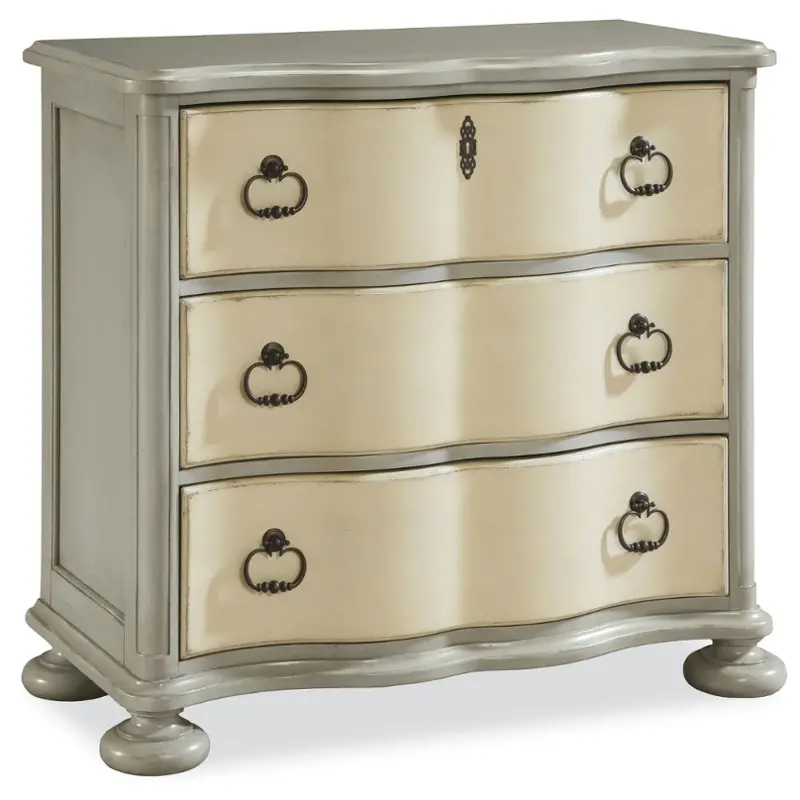 396360 Universal Furniture Paula Deen River House - Oyster Shell Bedroom Furniture Nightstand