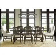 311751-tab Universal Furniture Berkeley 3 - Brownstone Dining Room Furniture Dining Table
