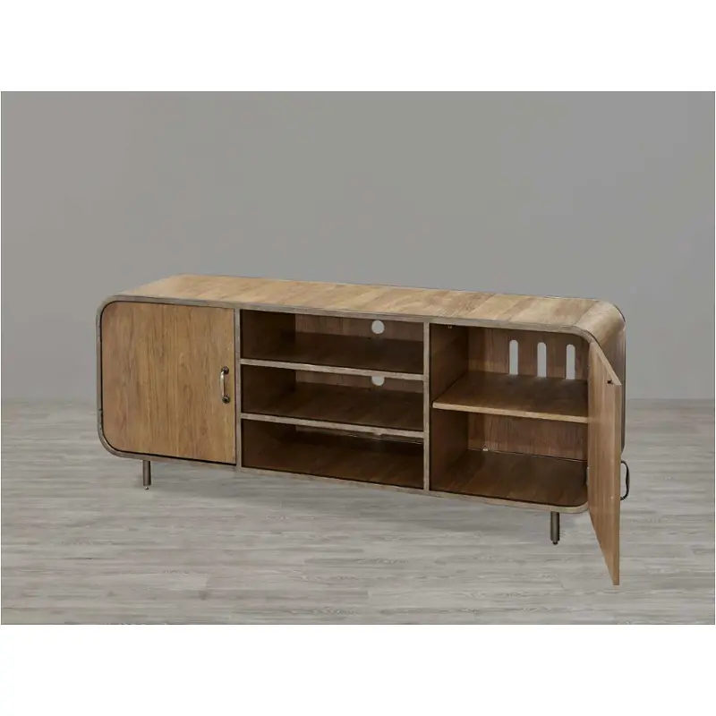 414966 Universal Furniture Moderne Muse Waterfall Media Console
